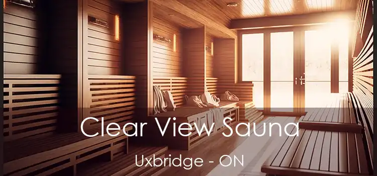  Clear View Sauna Uxbridge - ON