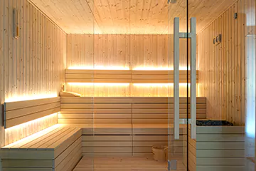 Modern Sauna Setup in Uxbridge, Ontario