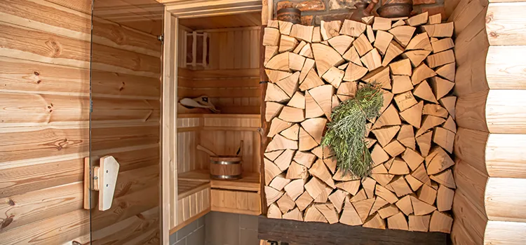 Broken Basswood Sauna Repair Services in Uxbridge, Ontario