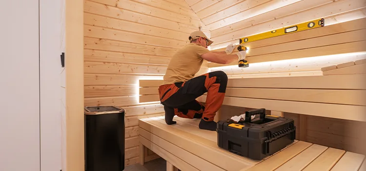 Commercial Sauna Installation in Uxbridge, ON