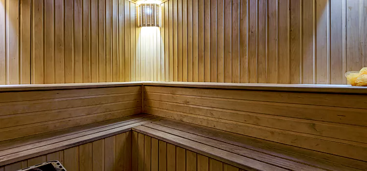 Modern Outdoor Sauna  Setup in Uxbridge, Ontario