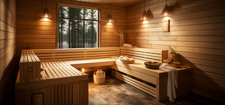 Traditional Sauna Design in Uxbridge, ON