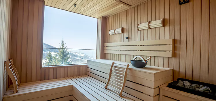 Infrared Sauna Glass Window Installation in Uxbridge, ON