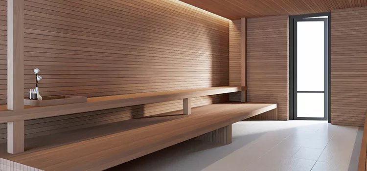Spruce Wood Sauna Maintenance in Uxbridge, ON