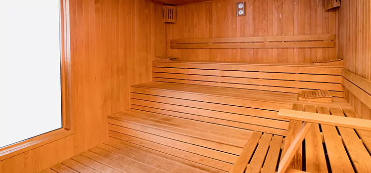 Custom Hemlock Wood Sauna Construction in Uxbridge, Ontario