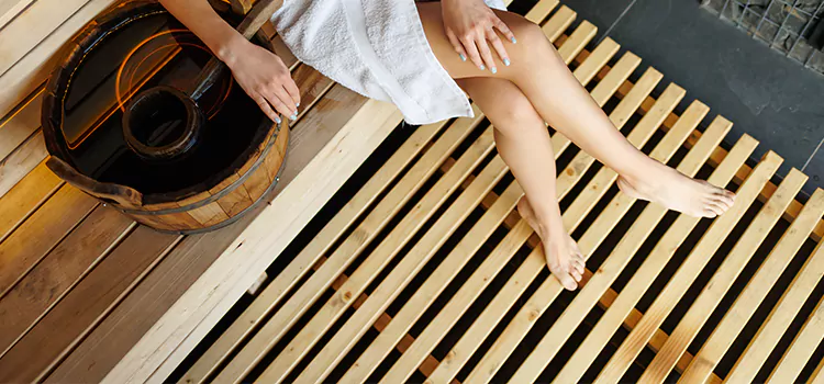 Composite Sauna Deck Installation in Uxbridge, ON