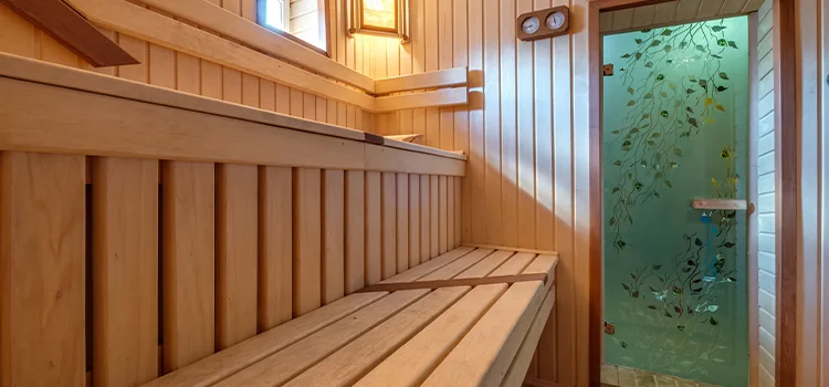 Sauna Door Handle Screw Replacement in Uxbridge, Ontario