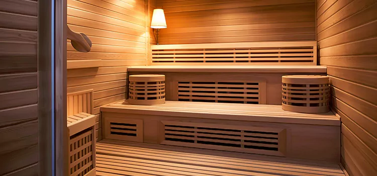 Outdoor Sauna Setup in Uxbridge, ON