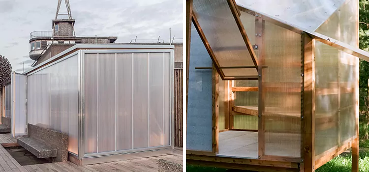 Transparent Wall Sauna in Uxbridge, ON