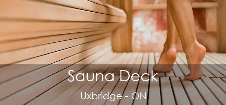  Sauna Deck Uxbridge - ON