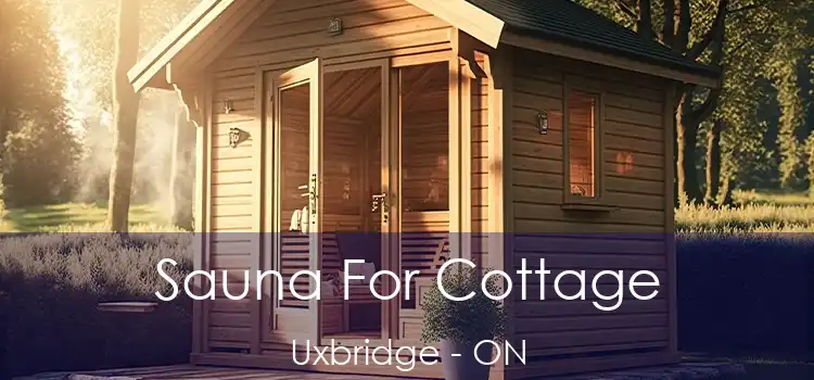  Sauna For Cottage Uxbridge - ON