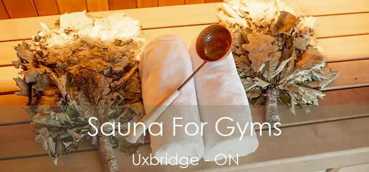  Sauna For Gyms Uxbridge - ON