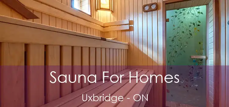  Sauna For Homes Uxbridge - ON
