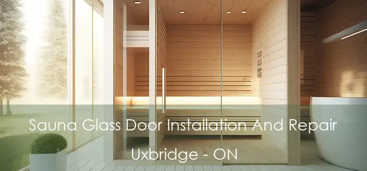  Sauna Glass Door Installation And Repair Uxbridge - ON